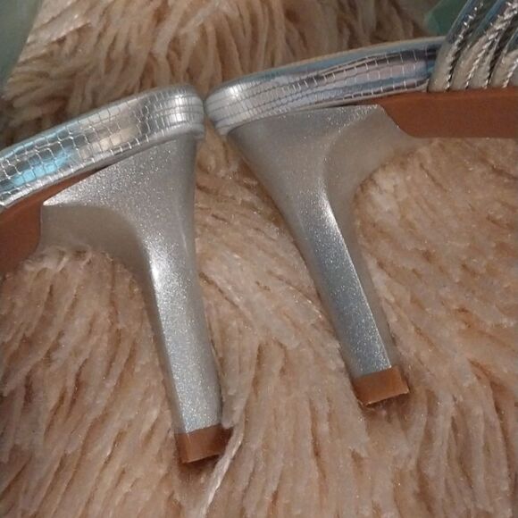 NWOT Women Casual Heeled Open Toe Sandals Pump Size 7.5 - Picture 9 of 9